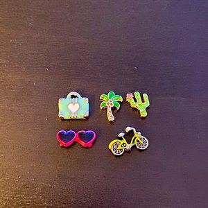 Rare | Origami Owl | Summer\Tropical Vacation Charms 5/$20